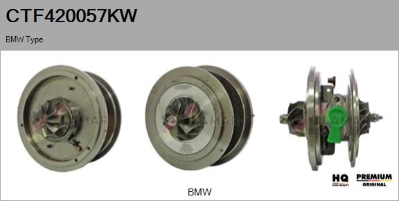 Core assembly, turbocharger (CTF420057KW)