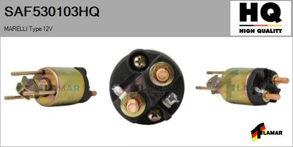 Solenoid Switch, starter (SAF530103HQ)