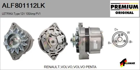 Alternator (ALF801112LK)