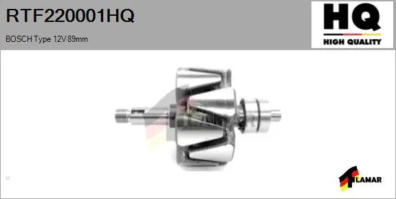 Rotor, alternator (RTF220001HQ)