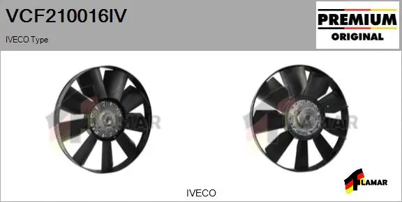 Clutch, radiator fan (VCF210016IV)