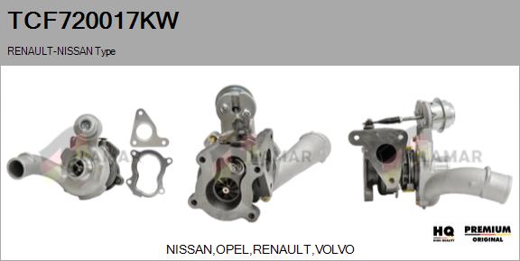 Charger, charging (supercharged/turbocharged) (TCF720017KW)