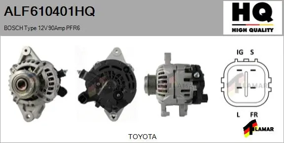 Alternator (ALF610401HQ)
