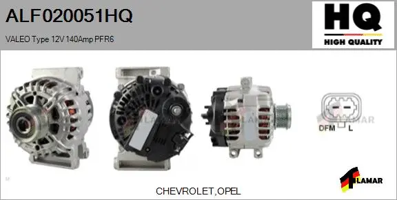 Alternator (ALF020051HQ)