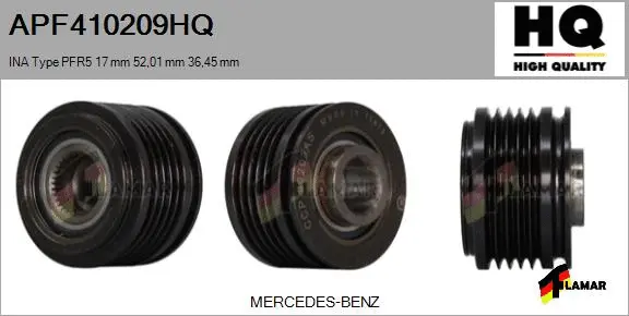 Belt Pulley, alternator (APF410209HQ)