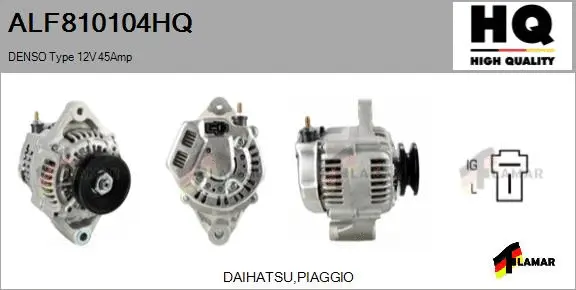 Alternator (ALF810104HQ)