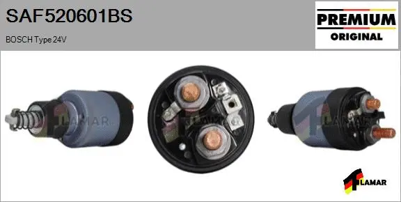 Solenoid Switch, starter (SAF520601BS)