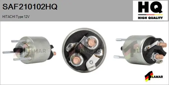 Solenoid Switch, starter (SAF210102HQ)