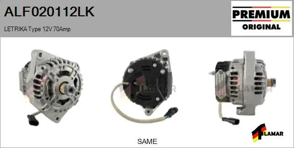 Alternator (ALF020112LK)