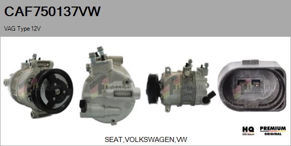 Compressor, air conditioning (CAF750137VW)
