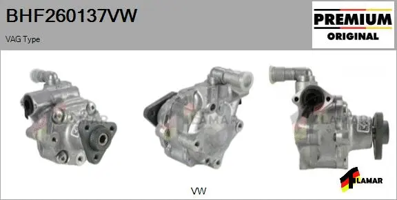 Hydraulic Pump, steering (BHF260137VW)