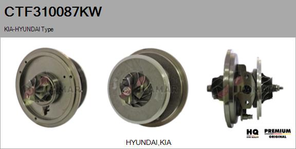 Core assembly, turbocharger (CTF310087KW)