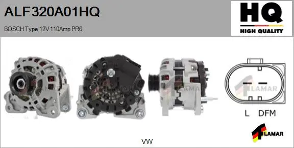 Alternator (ALF320A01HQ)