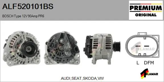 Alternator (ALF520101BS)