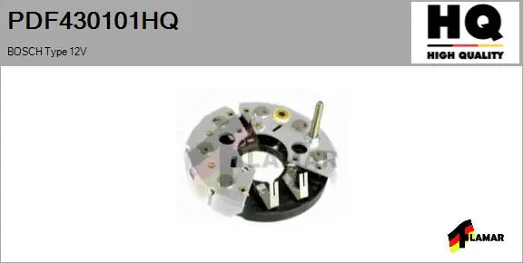 Rectifier, alternator (PDF430101HQ)