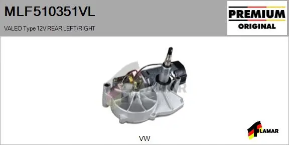 Wiper Motor (MLF510351VL)
