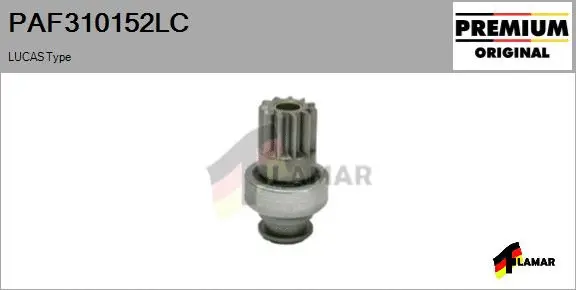 Pinion, starter (PAF310152LC)