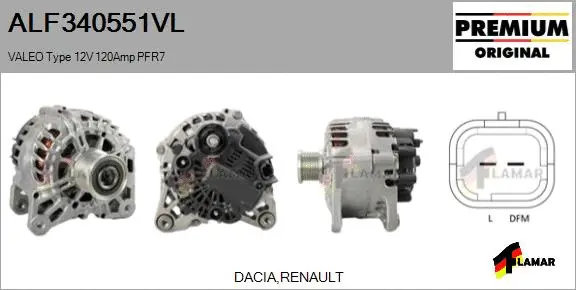 Alternator (ALF340551VL)