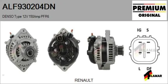 Alternator (ALF930204DN)