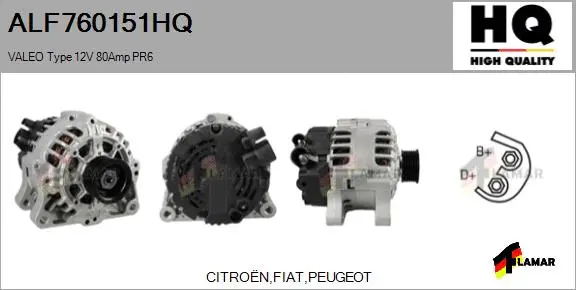 Alternator (ALF760151HQ)