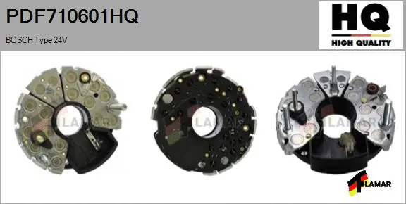 Rectifier, alternator (PDF710601HQ)