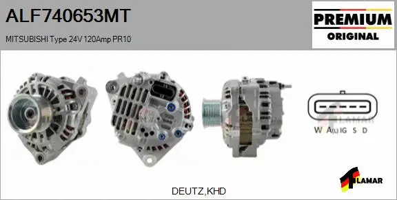 Alternator (ALF740653MT)