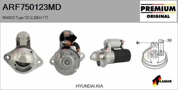 Starter (ARF750123MD)