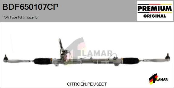 Steering Gear (BDF650107CP)