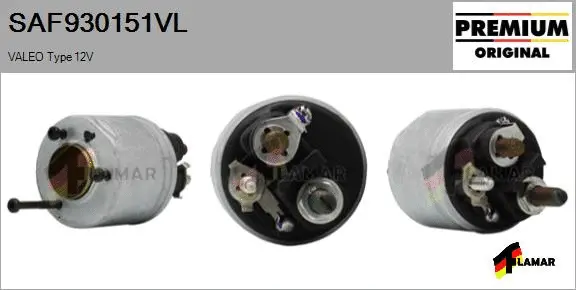 Solenoid Switch, starter (SAF930151VL)