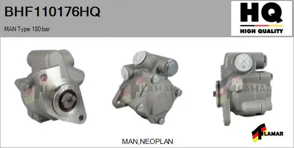 Hydraulic Pump, steering (BHF110176HQ)