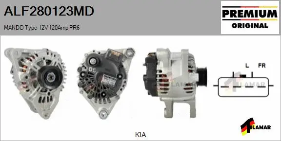 Alternator (ALF280123MD)