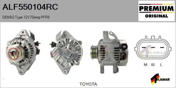 Alternator (ALF550104RC)
