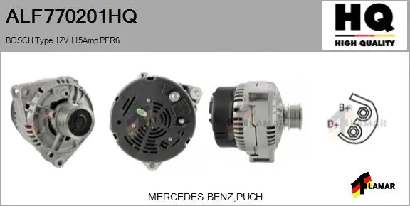 Alternator (ALF770201HQ)
