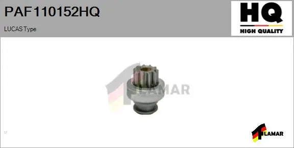 Pinion, starter (PAF110152HQ)