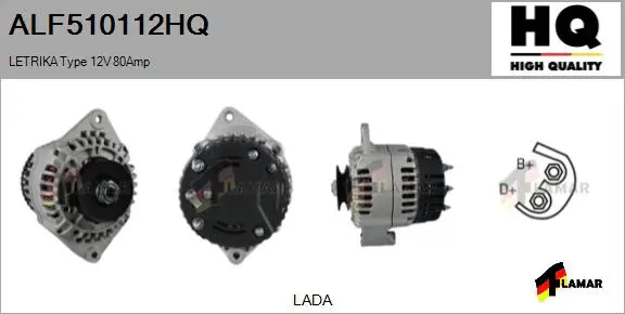 Alternator (ALF510112HQ)