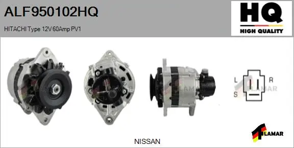 Alternator (ALF950102HQ)