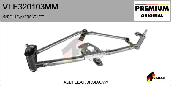 Wiper Linkage (VLF320103MM)