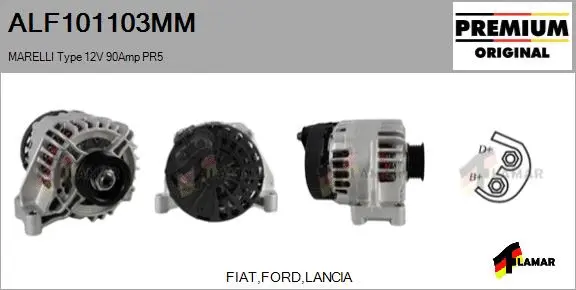 Alternator (ALF101103MM)