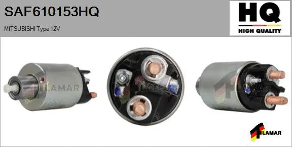 Solenoid Switch, starter (SAF610153HQ)