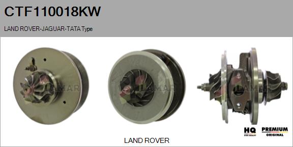 Core assembly, turbocharger (CTF110018KW)