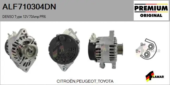 Alternator (ALF710304DN)