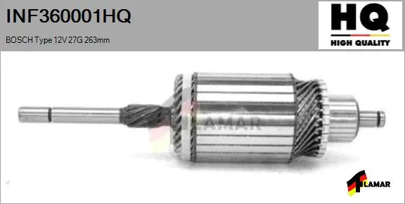 Armature, starter (INF360001HQ)