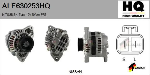 Alternator (ALF630253HQ)