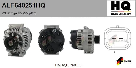 Alternator (ALF640251HQ)