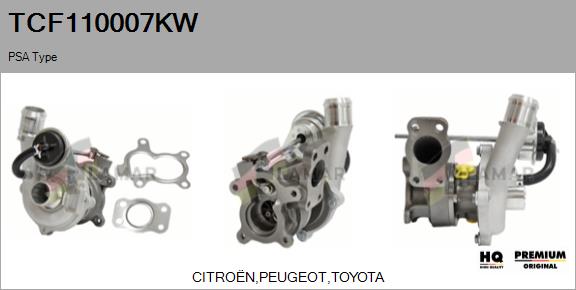 Charger, charging (supercharged/turbocharged) (TCF110007KW)