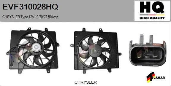 Electric Motor, radiator fan (EVF310028HQ)
