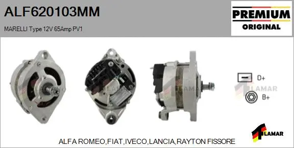 Alternator (ALF620103MM)