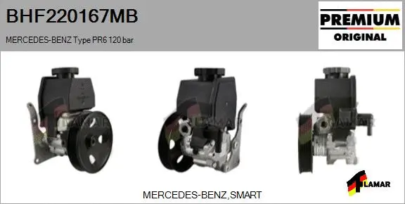 Hydraulic Pump, steering (BHF220167MB)