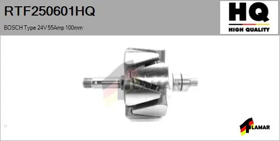 Rotor, alternator (RTF250601HQ)