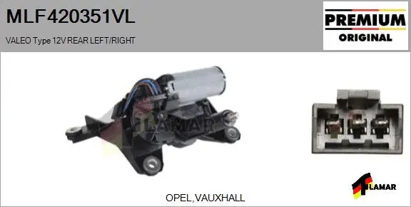 Wiper Motor (MLF420351VL)